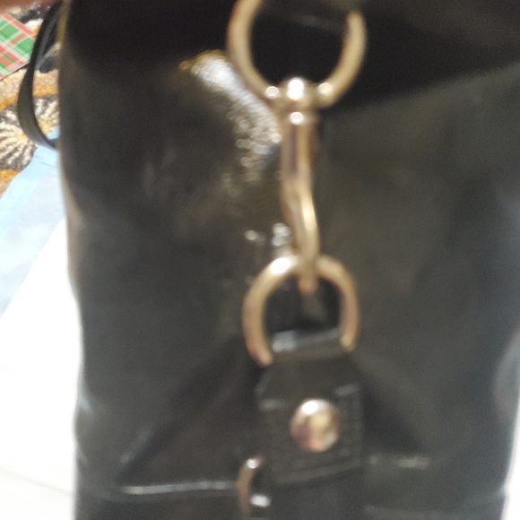 2pc Set. Black Coach Poppy Satchel #15868 & Wristlet.  Rare/Limited Edition - Picture 8 of 12